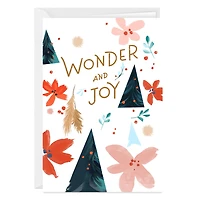Wonder and Joy Custom Christmas Card for only USD 4.99 | Hallmark