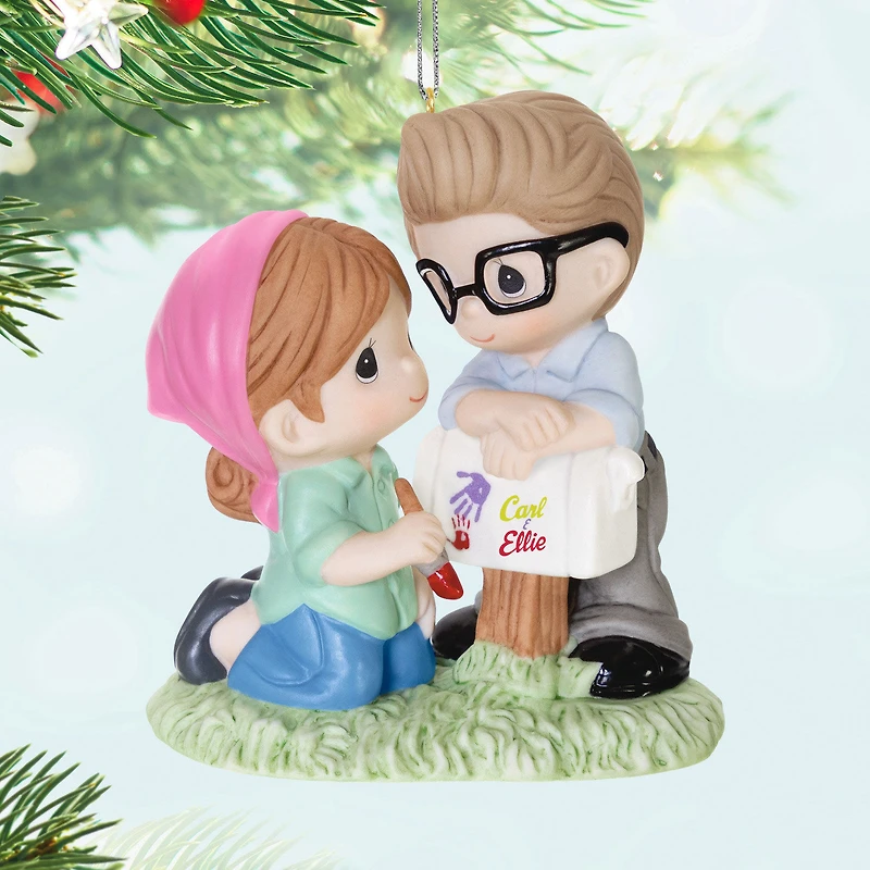 Disney/Pixar Precious Moments Up Carl and Ellie Porcelain Ornament for only USD 55.99 | Hallmark