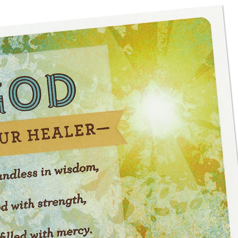 God is Our Healer Religious Get Well Card for only USD 3.99 | Hallmark