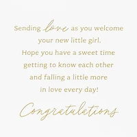Sending Love as You Welcome Her New Baby Card for Girl for only USD 6.59 | Hallmark