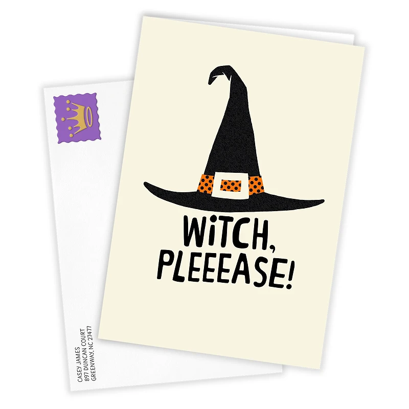 Witch Please Funny Custom Halloween Card for only USD 4.99 | Hallmark