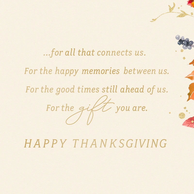 We're Giving Heartfelt Thanks for You Thanksgiving Card for only USD 3.99 | Hallmark