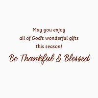 Enjoy God's Wonderful Gifts Religious Thanksgiving Card for only USD 2.00 | Hallmark