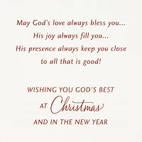 May God's Love Always Bless You Religious Christmas Card for only USD 4.99 | Hallmark