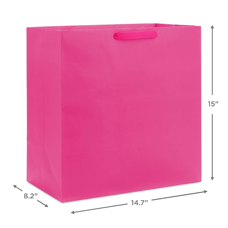 15" Hot Pink Extra-Deep Gift Bag for only USD 5.49 | Hallmark