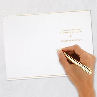 Gold Floral Heart Congratulations Wedding Card for only USD 5.99 | Hallmark