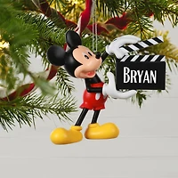 Disney Mickey Mouse With Clapperboard Personalized Ornament, Custom Text for only USD 31.99 | Hallmark