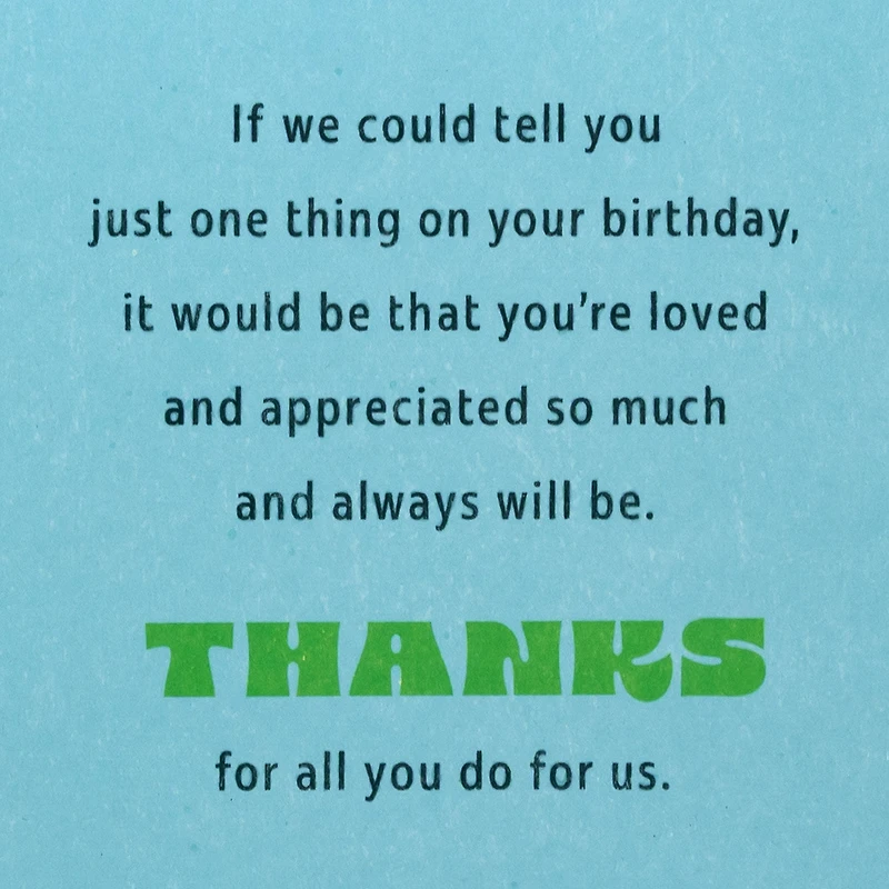 Love and Appreciation Birthday Card for Dad from All for only USD 5.59 | Hallmark