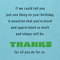 Love and Appreciation Birthday Card for Dad from All for only USD 5.59 | Hallmark