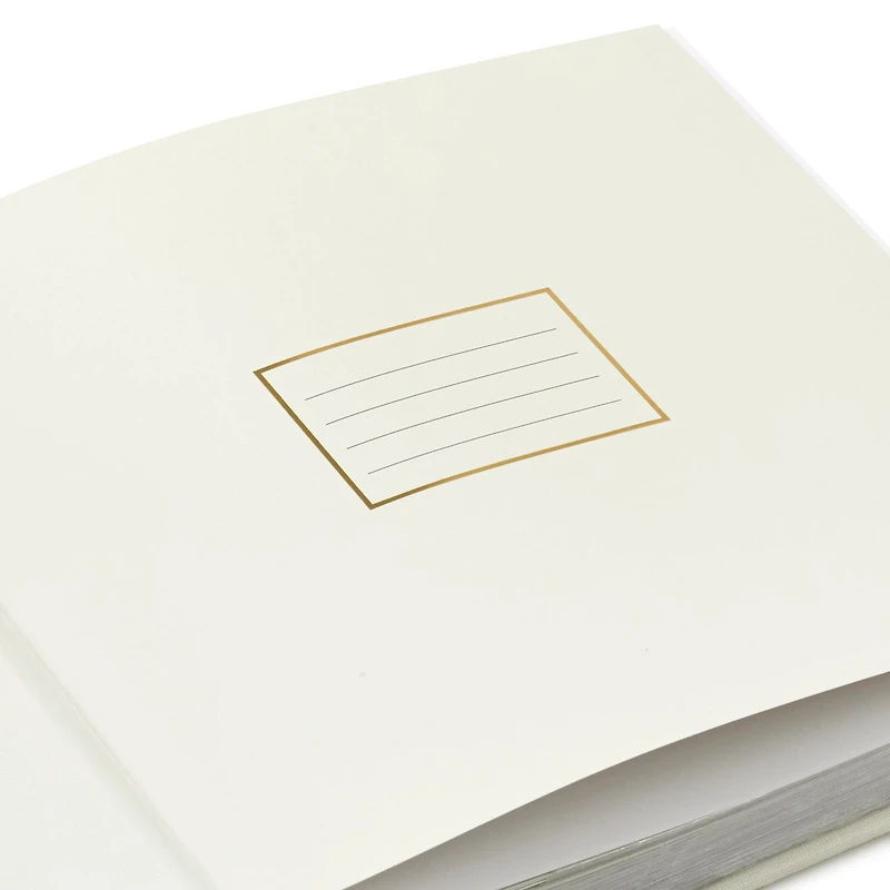 Today, Tomorrow, Always Gold on Cream Linen Photo Album for only USD 28.99 | Hallmark