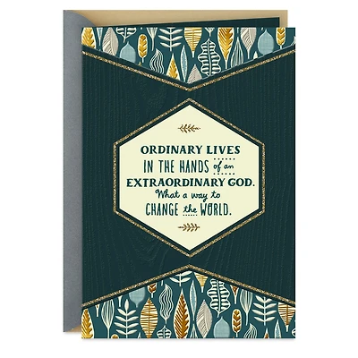 Ordinary Lives, Extraordinary God Religious Clergy Appreciation Card for only USD 3.99 | Hallmark