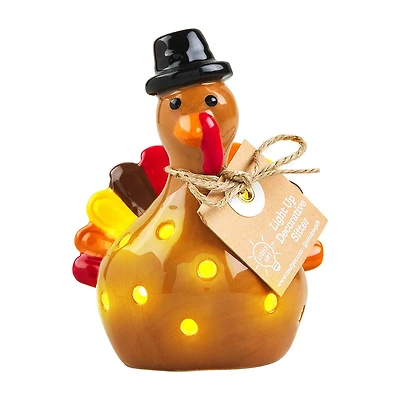 Mud Pie Light-Up Turkey Tabletop Decoration for only USD 14.99 | Hallmark
