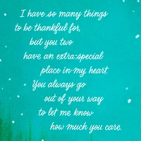I'm So Blessed to Have You Christmas Card for Daughter and Son-in-Law for only USD 5.99 | Hallmark