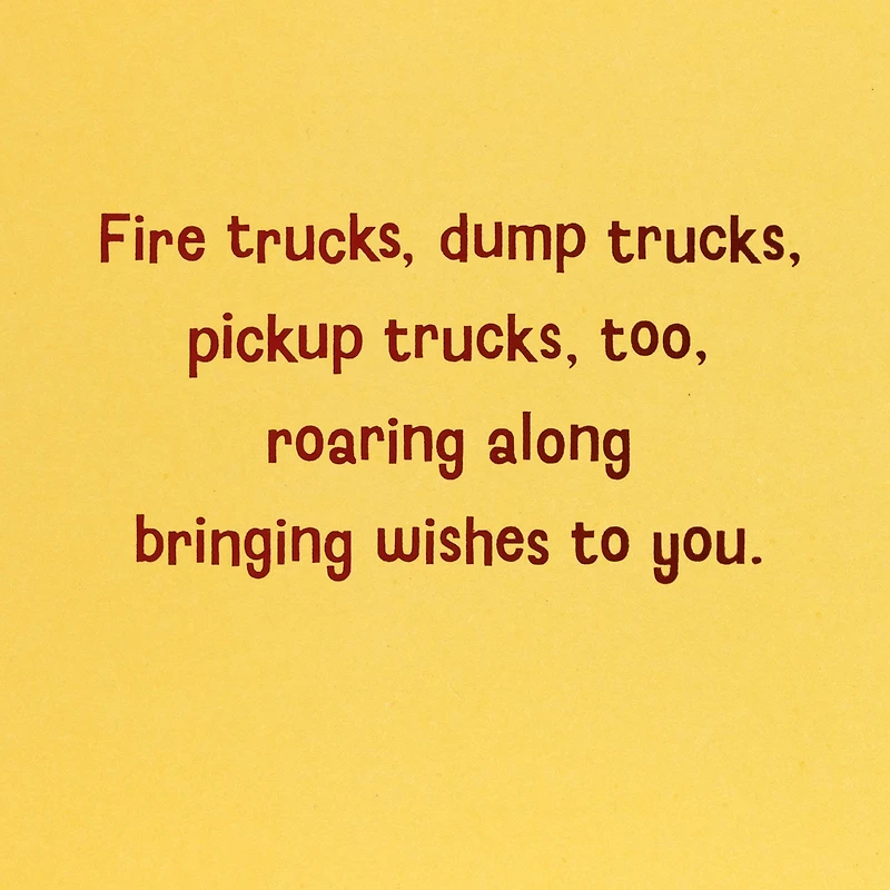 Cake and Construction Worker Animals in Trucks 4th Birthday Card for only USD 5.59 | Hallmark