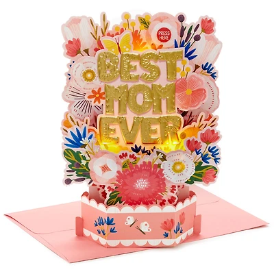 Best Mom Ever Musical 3D Pop-Up Mother's Day Card With Light for only USD 9.99 | Hallmark