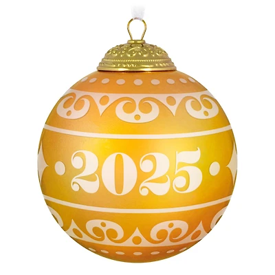 Christmas Commemorative 2025 Ball Glass Ornament for only USD 28.99 | Hallmark