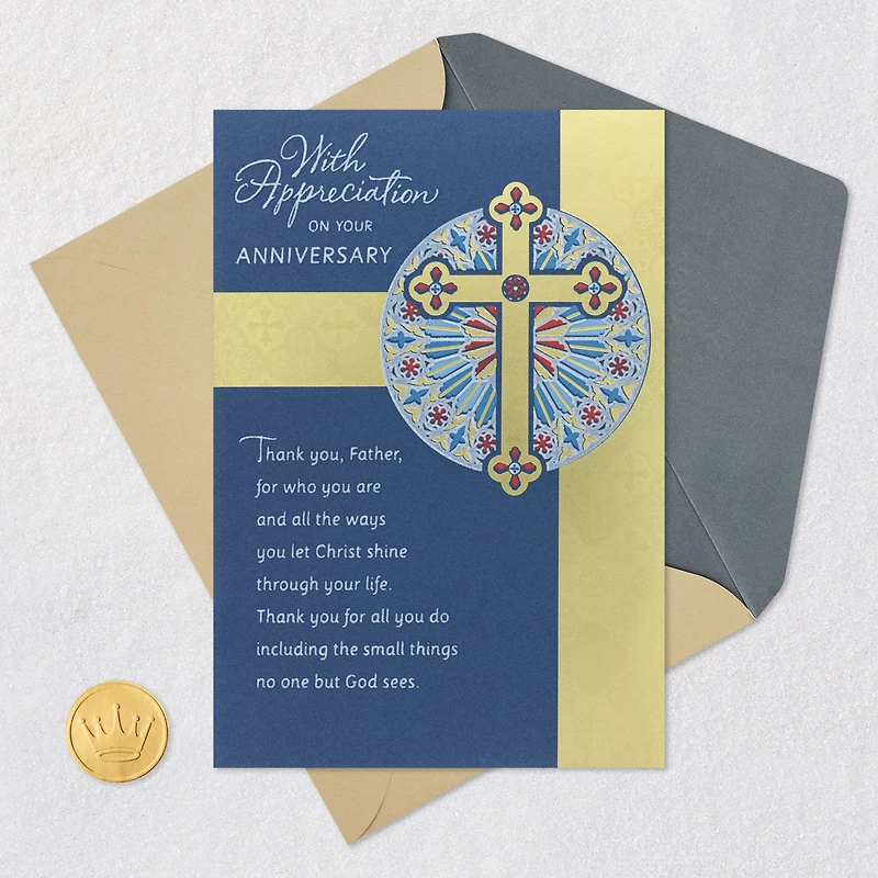 Thank You, Father Ordination Anniversary Card for Priest for only USD 4.59 | Hallmark