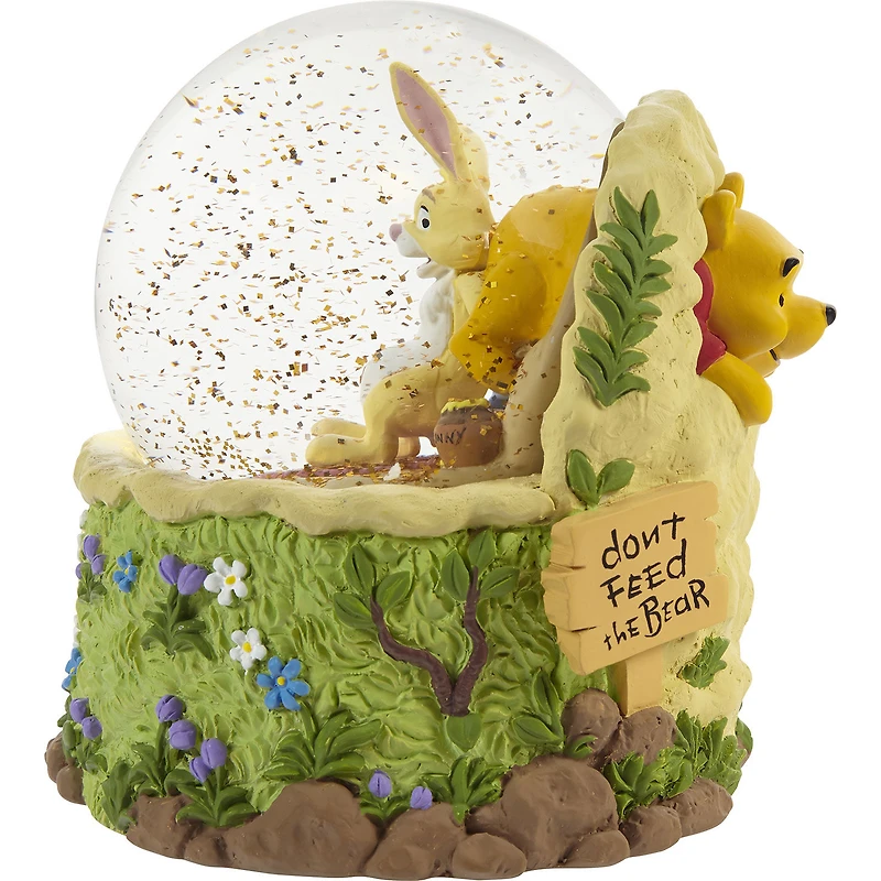 Precious Moments Disney Winnie the Pooh Don't Feed the Bear Musical Snow Globe for only USD 70.00 | Hallmark