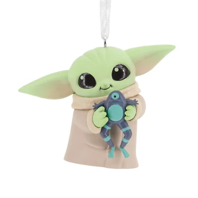 Star Wars: The Mandalorian™ Grogu™ With Frog Hallmark Ornament for only USD 11.49 | Hallmark