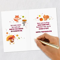Cute Critter Poem Thanksgiving Card for Kids for only USD 2.99 | Hallmark