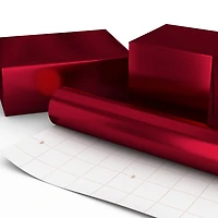 Solid Red Foil Christmas Wrapping Paper Roll, 22.5 sq. ft. for only USD 4.99 | Hallmark