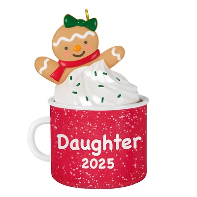 Daughter Gingerbread Girl in Mug 2025 Ornament for only USD 18.99 | Hallmark