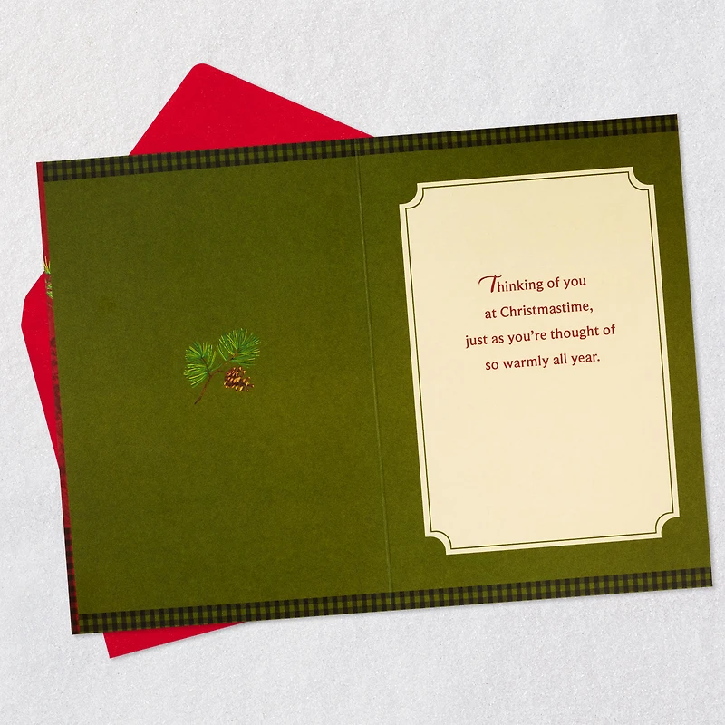 Reindeer and Red Plaid Christmas Card for Nephew for only USD 2.00 | Hallmark