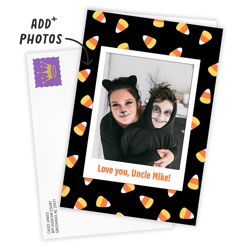 Candy Corn Frame Custom Halloween Card for only USD 4.99 | Hallmark