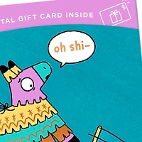 Hope it's a Big Hit Cussing Piñata Gift Card Greeting Funny Birthday Card for only USD 4.99 | Hallmark