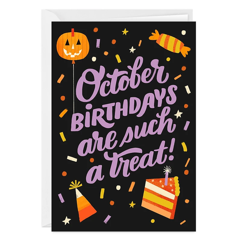 October Is a Treat Custom Birthday Card for only USD 4.99 | Hallmark