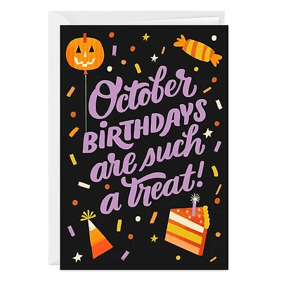 October Is a Treat Custom Birthday Card for only USD 4.99 | Hallmark