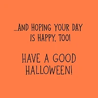 Thinking Smiley Thoughts of You Halloween Card for only USD 2.00 | Hallmark
