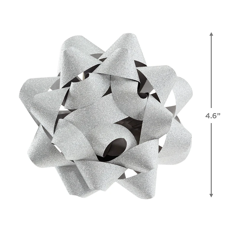 4.6" Sparkling Silver Gift Bow for only USD 1.99 | Hallmark