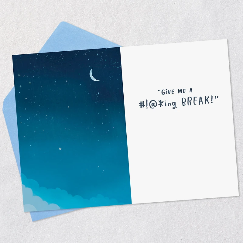 Just Ask the Heavens for a #!@*ing Break Funny Encouragement Card for only USD 4.49 | Hallmark