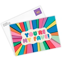 You're My Fave Rainbow Rays Custom Birthday Card for only USD 4.99 | Hallmark