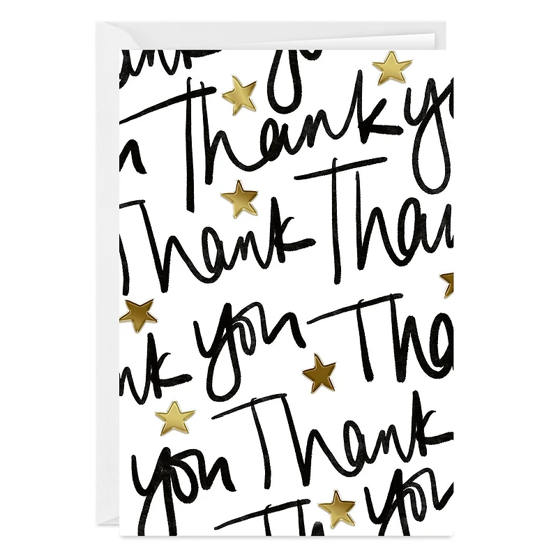 Gold Stars Custom Thank You Card for only USD 4.99 | Hallmark