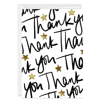 Gold Stars Custom Thank You Card for only USD 4.99 | Hallmark