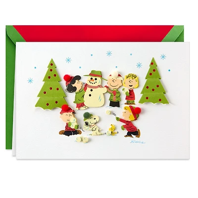 Peanuts® Charlie Brown and Friends Fun and Frosty Christmas Card for only USD 8.59 | Hallmark