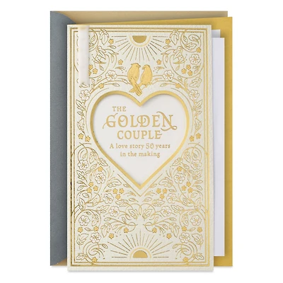 A Love Story for the Ages 50th Anniversary Card for only USD 7.59 | Hallmark