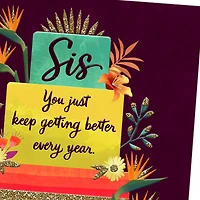 You Just Keep Getting Better Birthday Card for Sister for only USD 4.59 | Hallmark