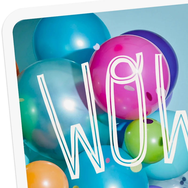 Wow Balloons and Confetti Congratulations Card for only USD 2.99 | Hallmark