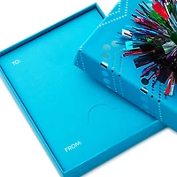 4.5" Turquoise Chevrons Gift Card Holder Box With Bow for only USD 6.99 | Hallmark