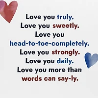 U R Loved Confetti Shaker Heart Love Card for Kids for only USD 5.99 | Hallmark