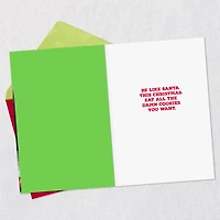 Eat All the Damn Cookies Cat in Santa Hat Funny Christmas Card for only USD 3.99 | Hallmark