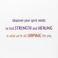 We're Praying for You Get Well Card for only USD 4.59 | Hallmark