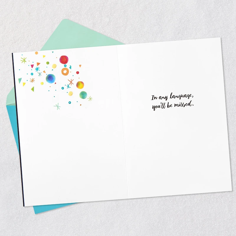 You'll Be Missed in Any Language Goodbye Card for only USD 4.59 | Hallmark