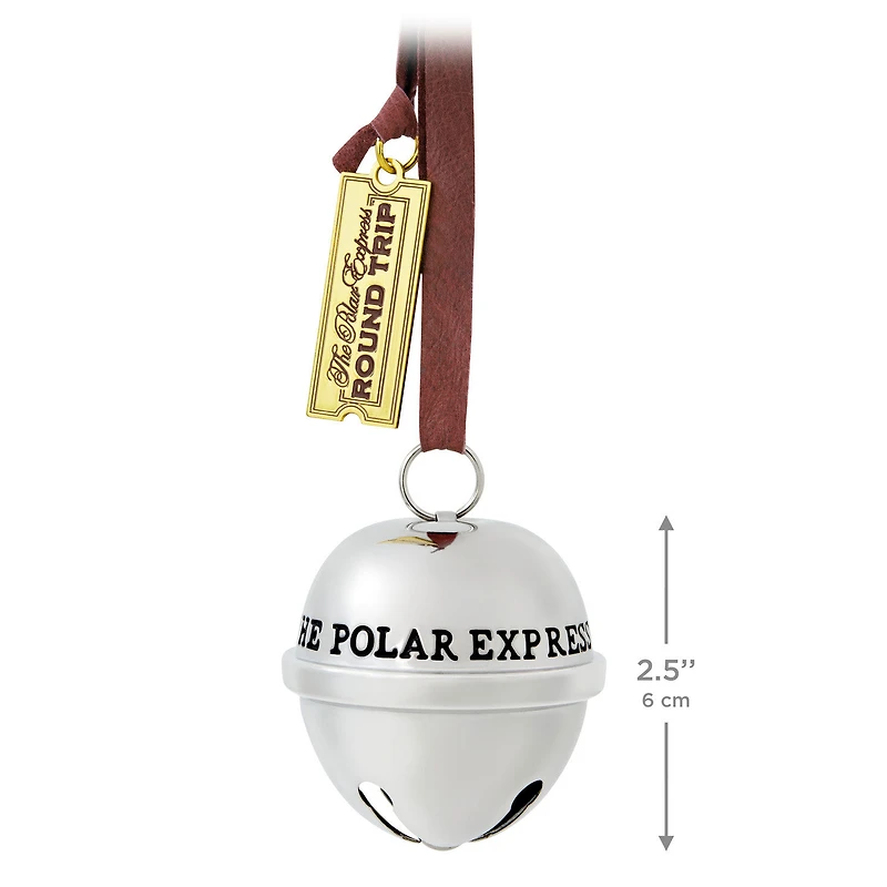 The Polar Express™ Santa's Sleigh Bell 2026 Metal Ornament for only USD 23.99 | Hallmark