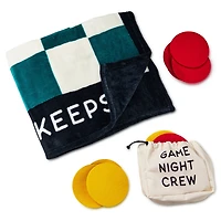 Game Night Checkerboard Blanket With Playing Pieces for only USD 34.99 | Hallmark