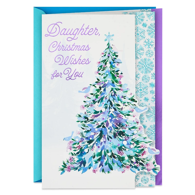 Wishing You the Happiest Holiday Christmas Card for Daughter for only USD 6.99 | Hallmark