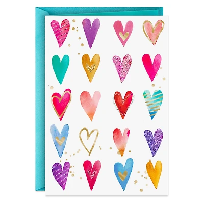 Colorful Hearts Blank Card for only USD 2.50 | Hallmark